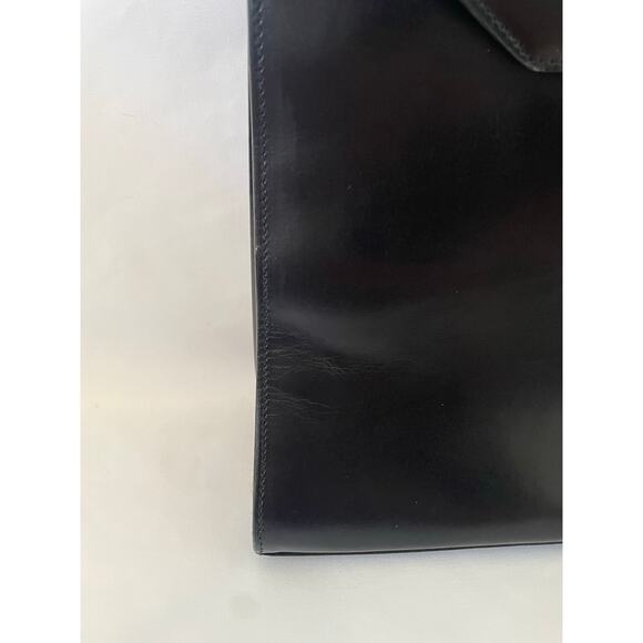 VTG Authentic Gucci Lady Lock 2Way Leather Top Leather Handbag 90s Y2K Old Money - Picture 9 of 16